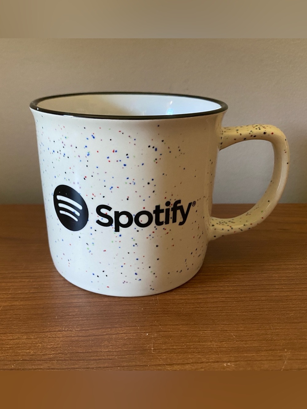 Spotify Black Speckled Ceramic Coffee Campfire Mug 12oz